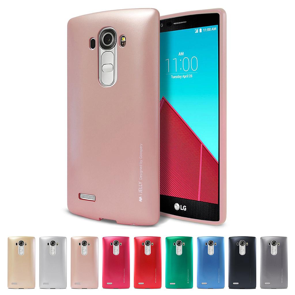 Funda LG G4 Mercury Metal iJelly rosa