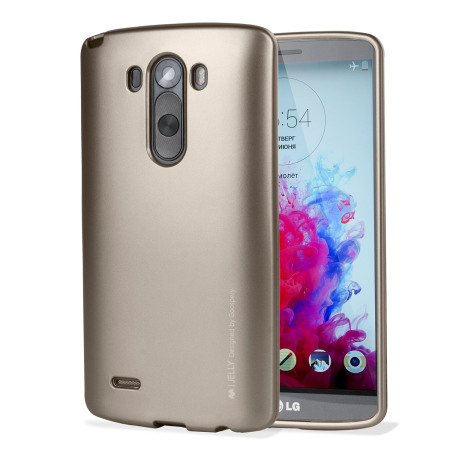 Funda LG G3 Mercury Metal iJelly dorado