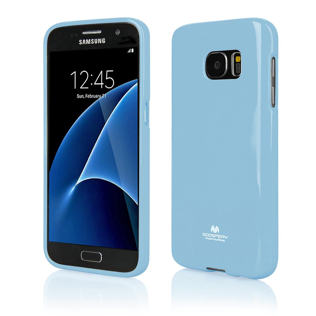 Funda Samsung Galaxy S7 Edge Mercury Jelly azul claro