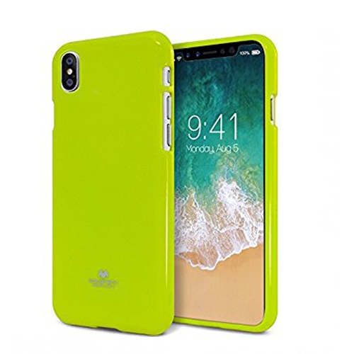 Funda iPhone X / XS Mercury Jelly verde lima