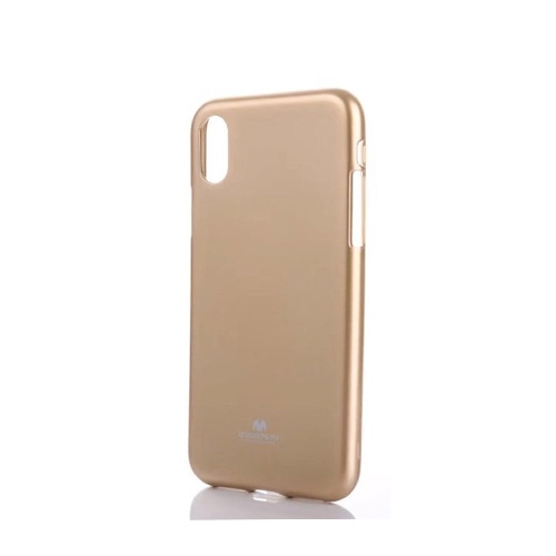 Funda iPhone X Mercury Jelly dorada