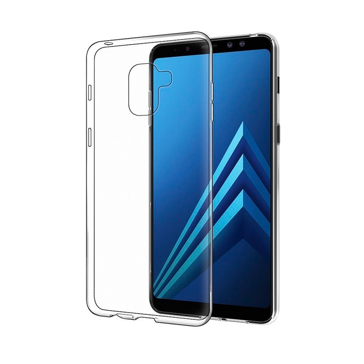 Funda gel Samsung Galaxy A8 2018 transparente clear