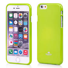 Funda iPhone 6 6S Mercury Jelly verde azul menta