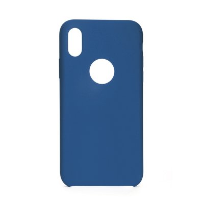 Funda iPhone X / XS Forcell Silicona Azul oscuro