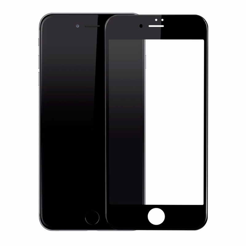 Protector Pantalla Apple iPhone 6 PLUS Completo NEGRO Cristal Templado
