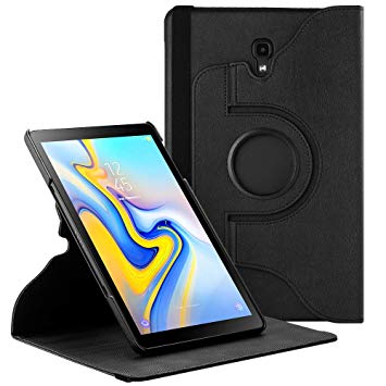 Funda Samsung Galaxy TAB A 2018 10.5' T590 Tapa Libro Negra Giro 360