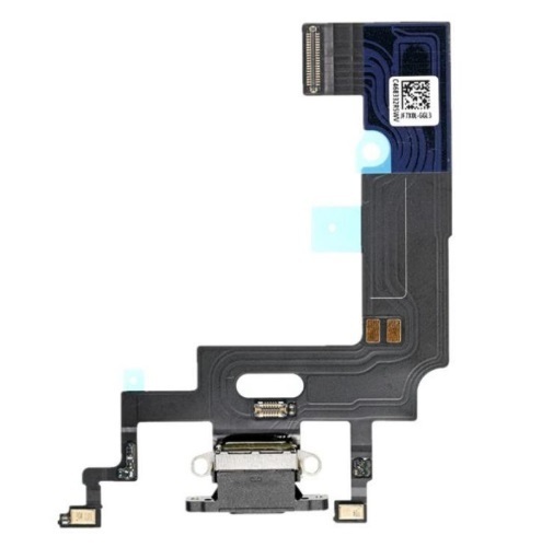 Flex iPhone XR Dock de Carga Microfono Negro