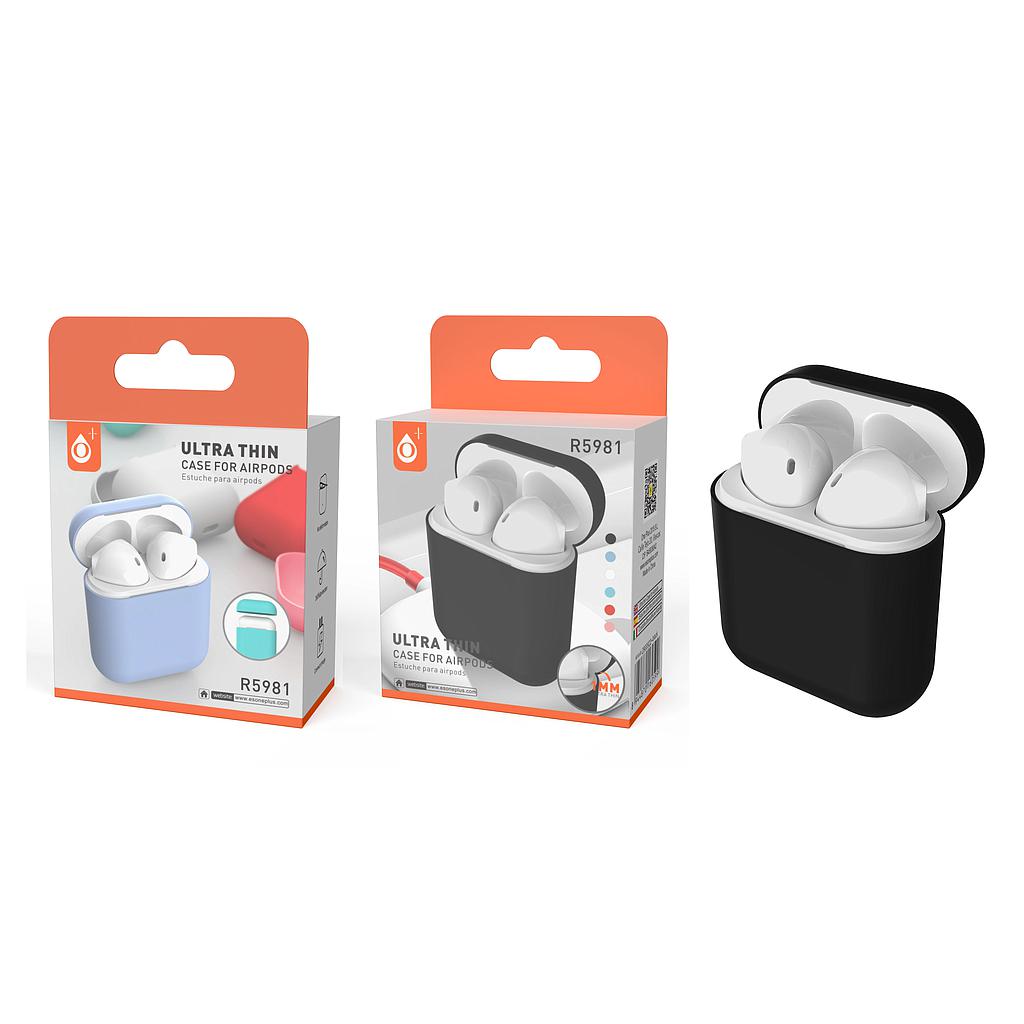 Funda Airpods de silicona Negra R5981