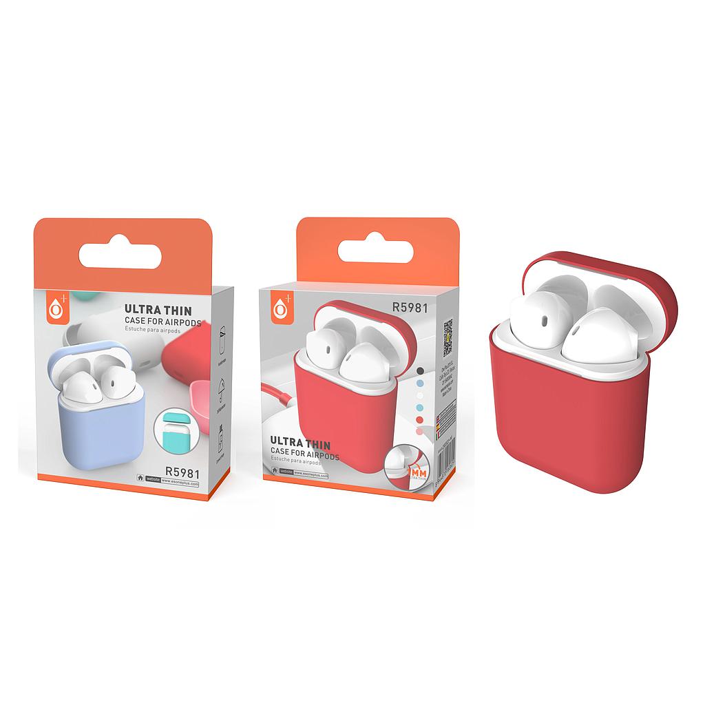 Funda Airpods de silicona Roja R5981