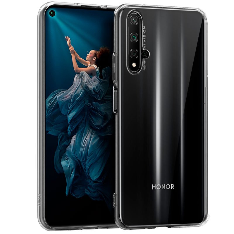 Funda Huawei Nova 5T / Honor 20 TPU Gel Transparente clear