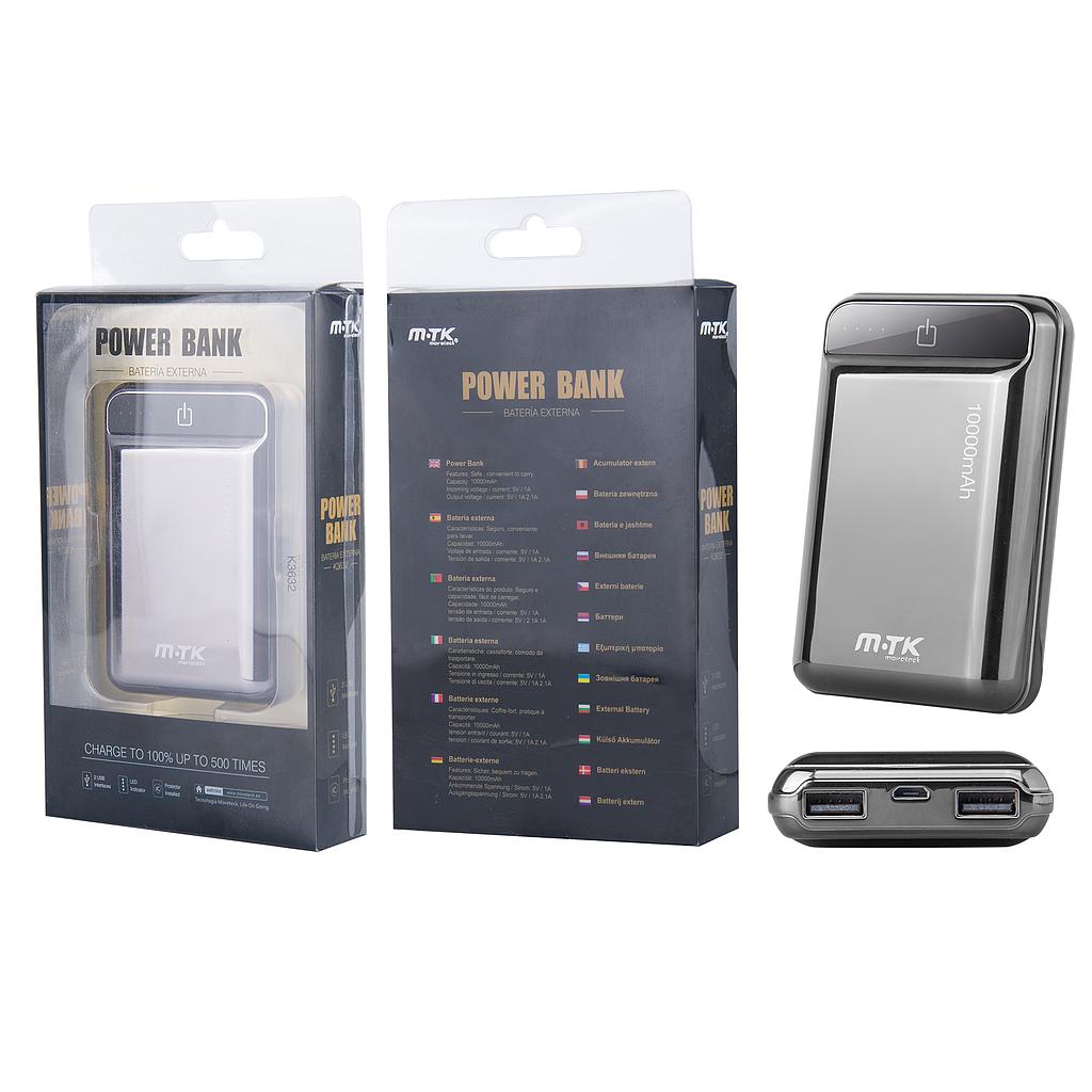 Bateria Externa PowerBank PocketStation 10000 mah Gris K3632