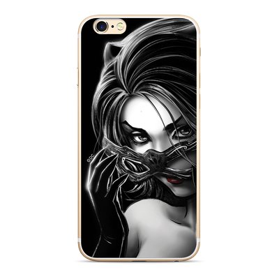 Funda iPhone 7 / 8 / SE 2020 Catwoman 004 Negro
