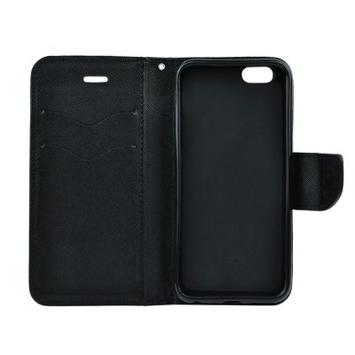 Funda iPhone X / XS Tapa Libro Fancy book Negra