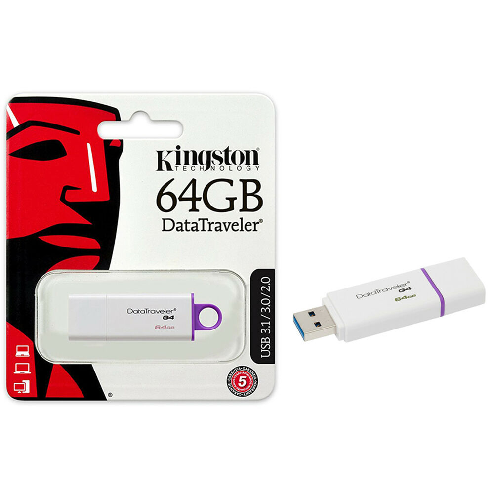 Memoria USB PenDrive Kingston 64GB USB 3.1 / 3.0 / 2.0