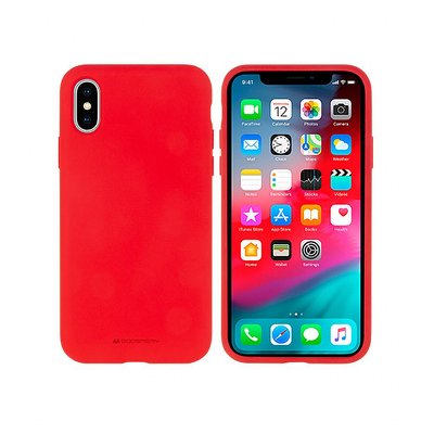 Funda iPhone 12 Pro Max Mercury Silicona Roja