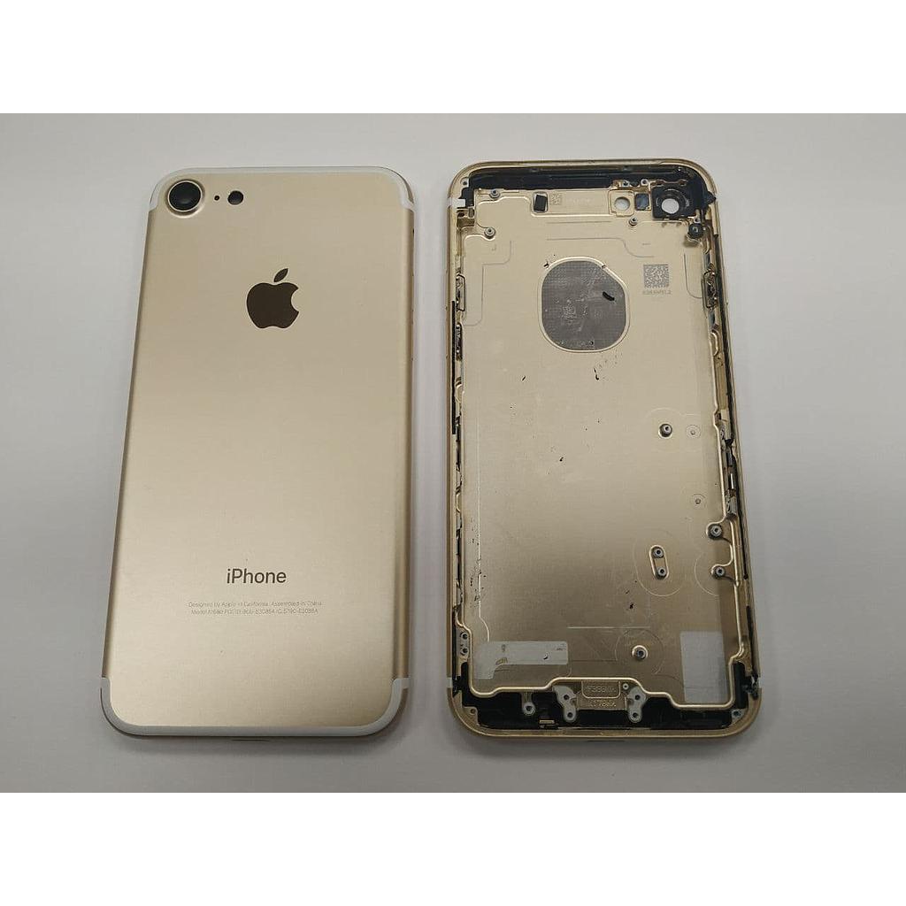 Chasis iPhone 7 Tapa Trasera de Desmontaje Grado A (Estado Muy bueno) Dorado