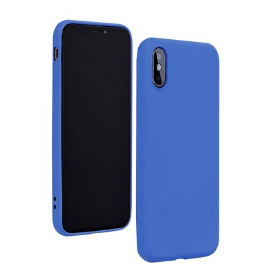 Funda iPhone 12 / 12 Pro Forcell Silicone Lite Azul