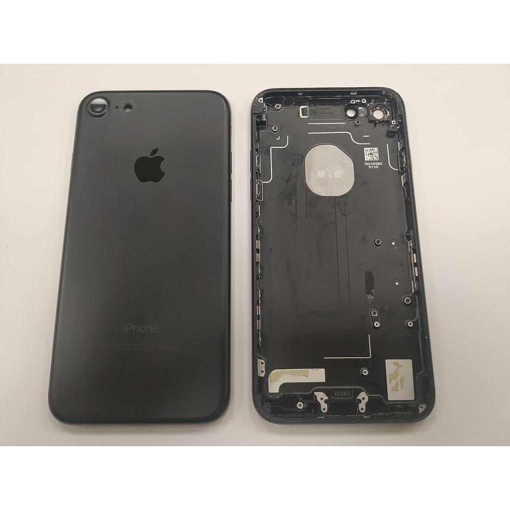 Chasis iPhone 7 Tapa Trasera de Desmontaje Grado A (Estado Muy bueno) Negro