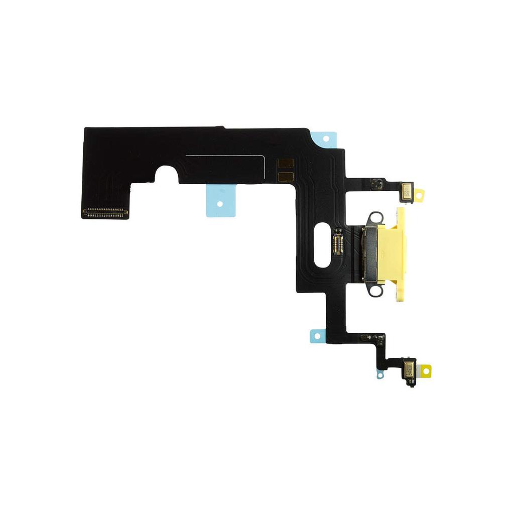 Flex iPhone XR Dock de Carga Microfono Amarillo