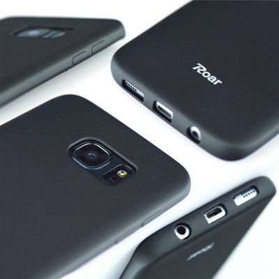Funda iPhone 7 / 8 / SE 2020 Roar colorful Jelly Negra