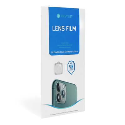 Protector iPhone 11 de camara trasera flexible nano glass