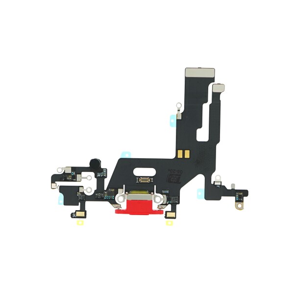 Flex iPhone 11 Dock de Carga Microfono Rojo