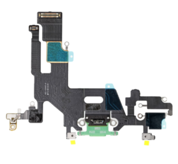 Flex iPhone 11 Dock de Carga Microfono Verde