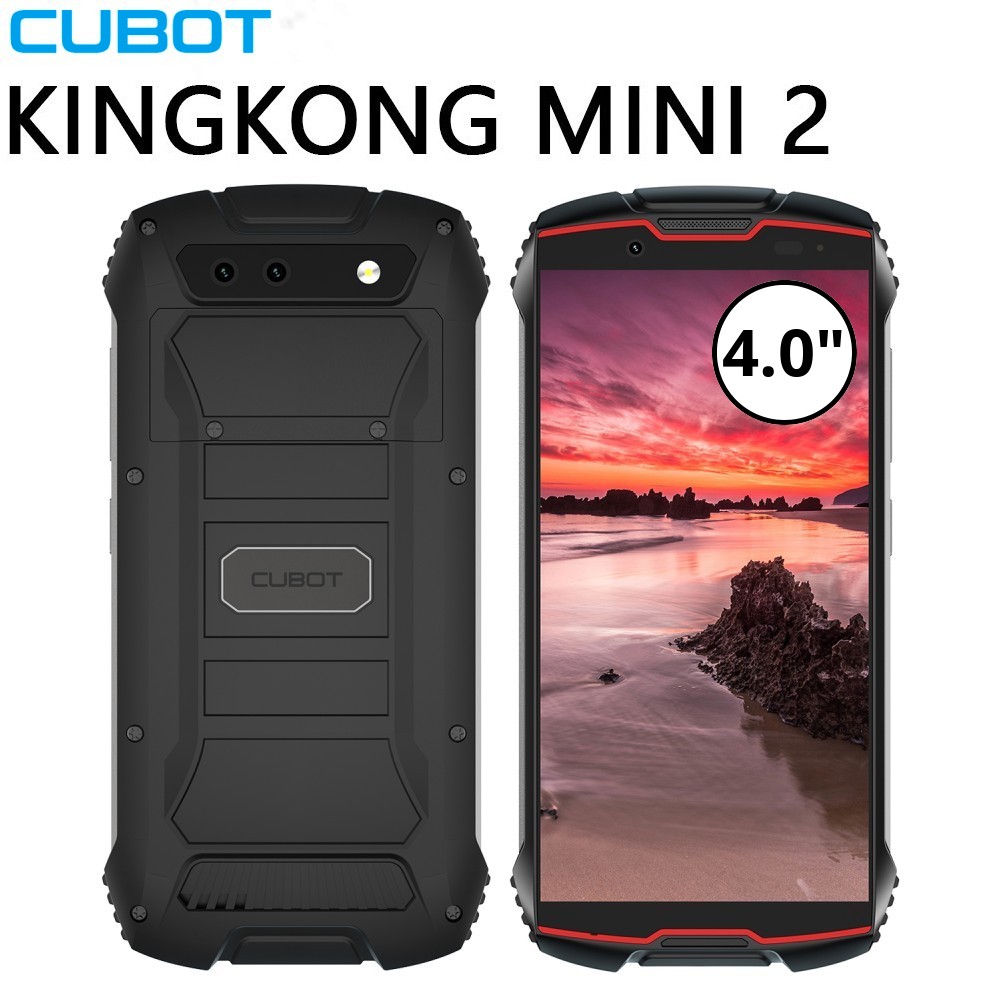 Telefono movil libre Cubot KingKong mini 2 Rojo Negro 3000 mAh