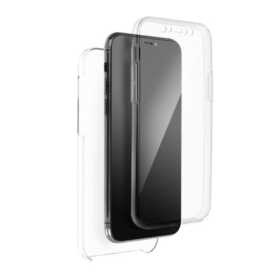 Funda iPhone 13 360 Full Cover PC + TPU Delantera y trasera transparente
