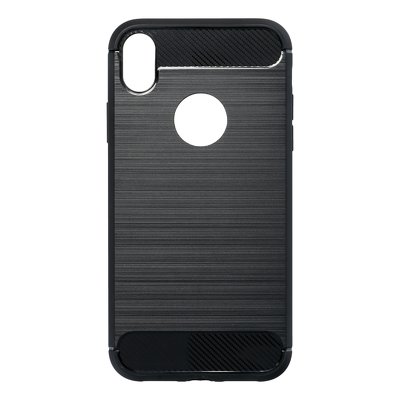 Funda iPhone XR Forcell CARBON Negra