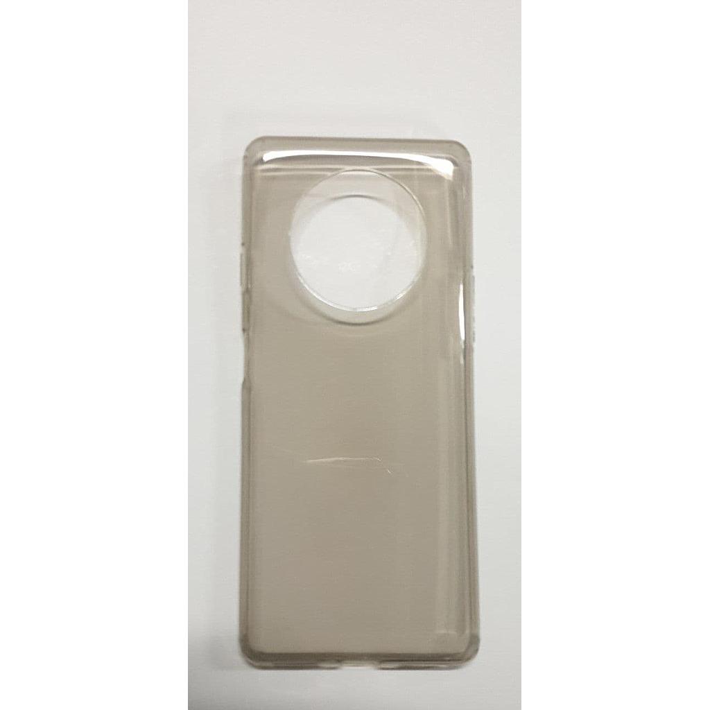 Funda Cubot Max 3 Gel gris clear transparente