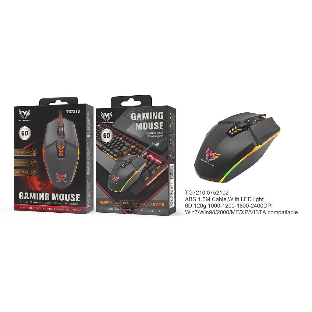Raton Gaming con Luz RGB TG7210