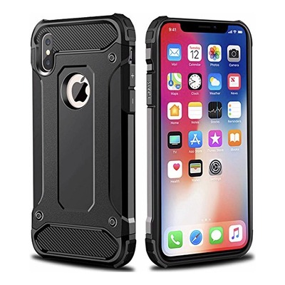 Funda Apple iPhone X / XS Forcell ARMOR Negra
