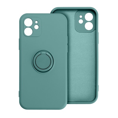 Funda iPhone 11 Forcell Silicone RING Verde