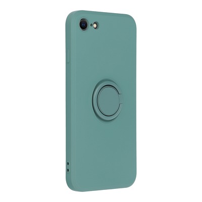 Funda iPhone 7 / 8 / SE 2020 Forcell Silicone RING Verde
