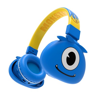 Auriculares Bluetooth animados niños JELLIE MONSTER Azules
