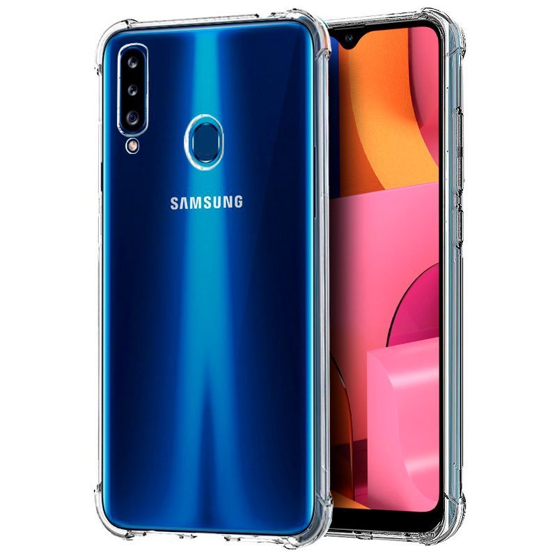 Funda Samsung Galaxy A20S Antishock Transparente clear