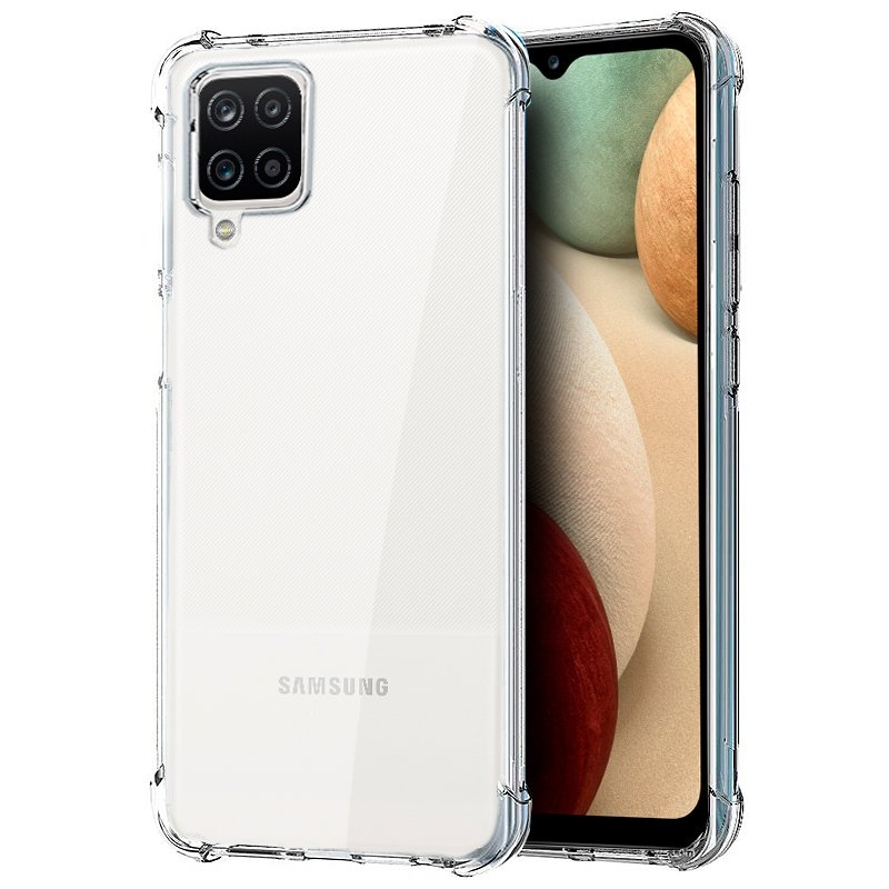 Funda Samsung Galaxy A12 Antishock Transparente clear