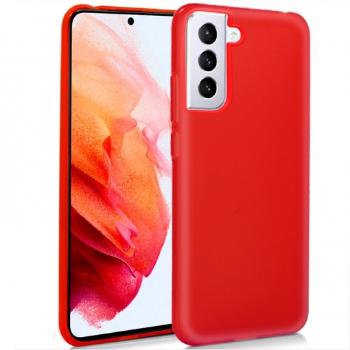 Funda Samsung Galaxy S21 TPU Gel Roja
