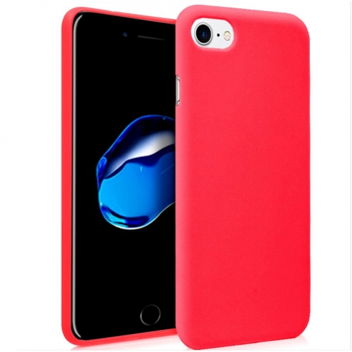 Funda iPhone 7 / 8 / SE 2020 Gel TPU Roja