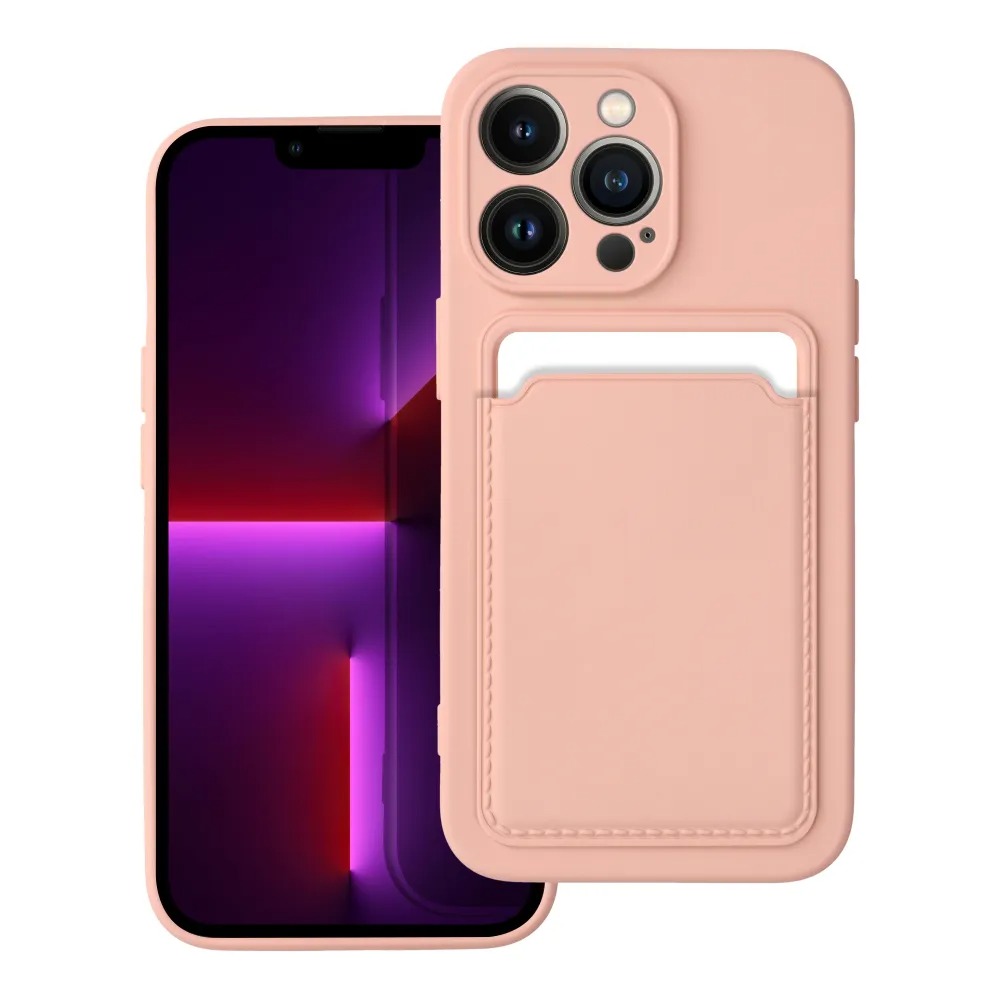 Funda iPhone 13 Pro Forcell CARD Rosa