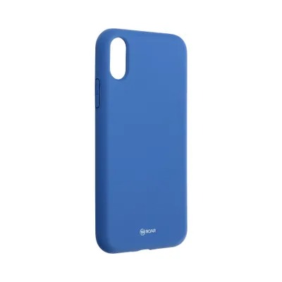 Funda Apple iPhone X / XS Roar colorful Jelly Azul marino