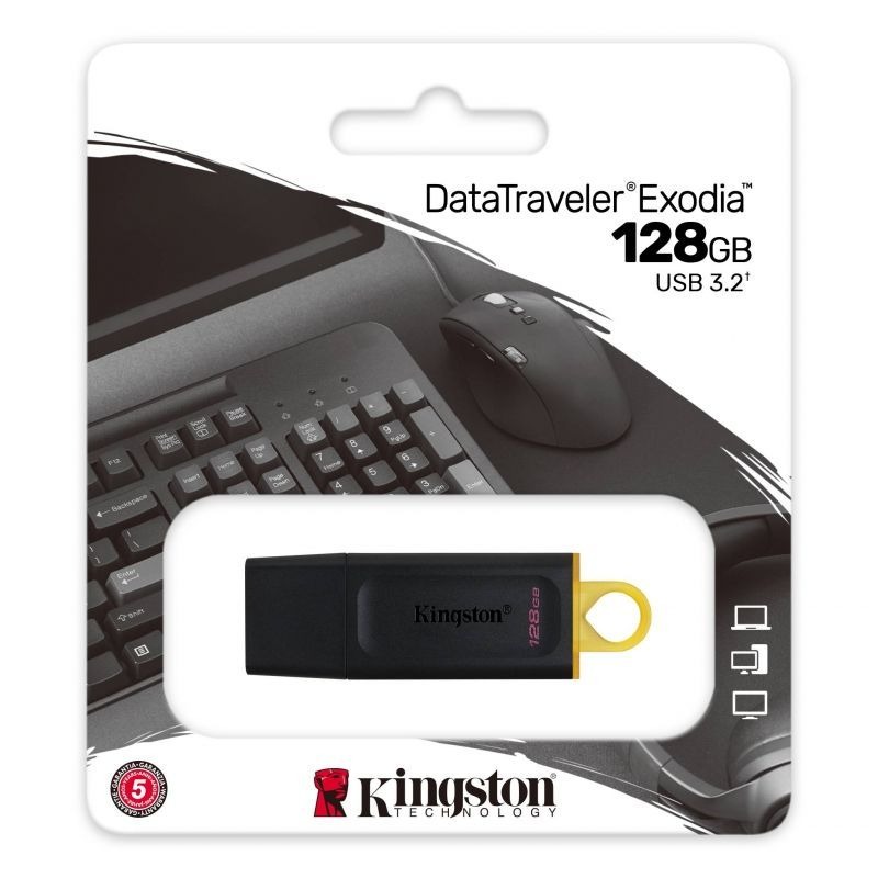 Memoria USB PenDrive Kingston 128GB USB 3.2