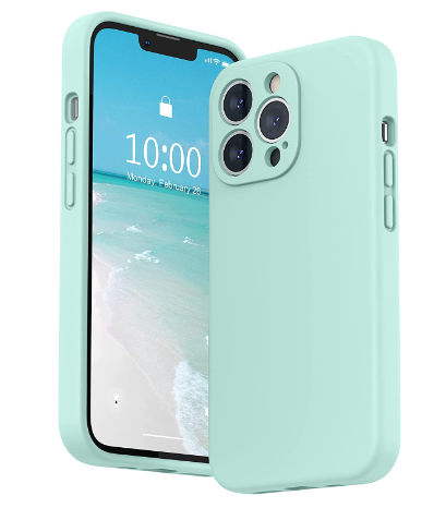Funda iPhone 13 Mini TPU Silicona Azul celeste