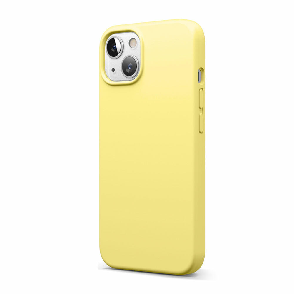 Funda iPhone 13 Pro Max TPU Silicona Amarilla