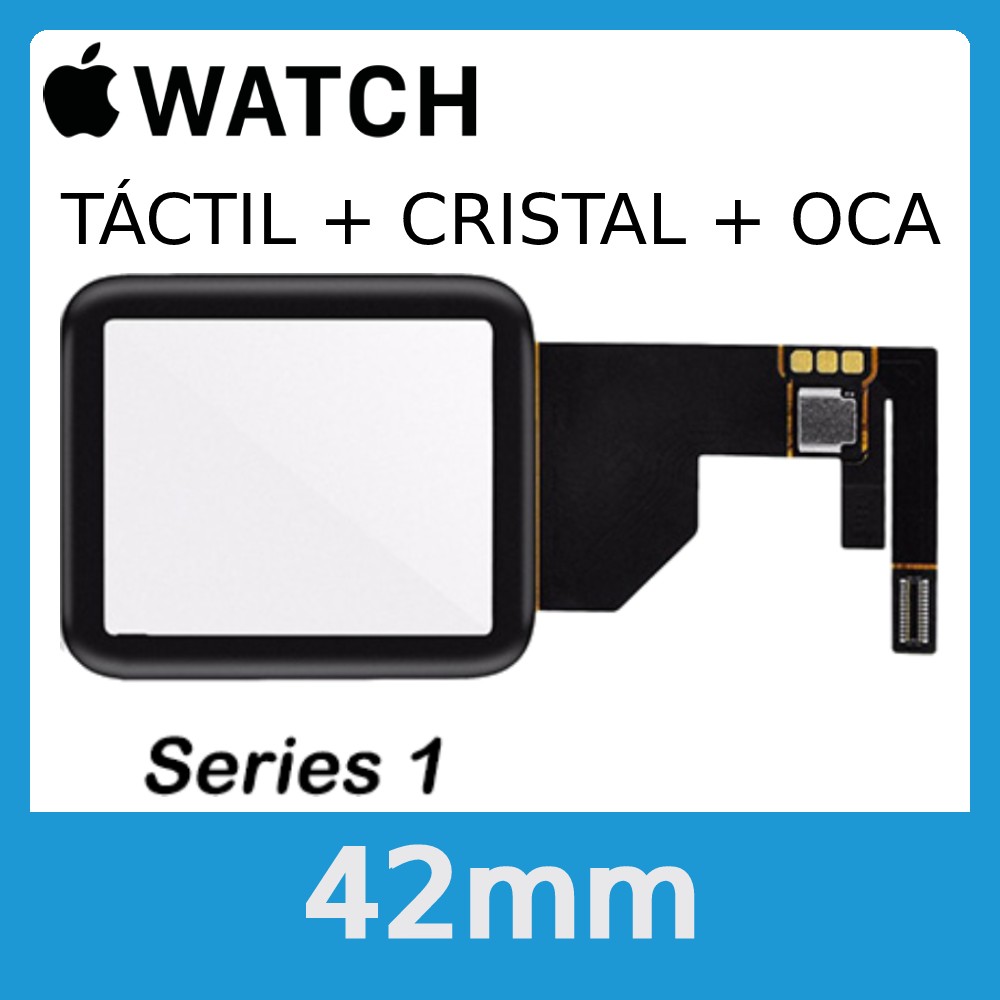 Apple Watch S1 (Series 1) 42mm - Digitalizador Cristal Tactil (Incluye OCA)