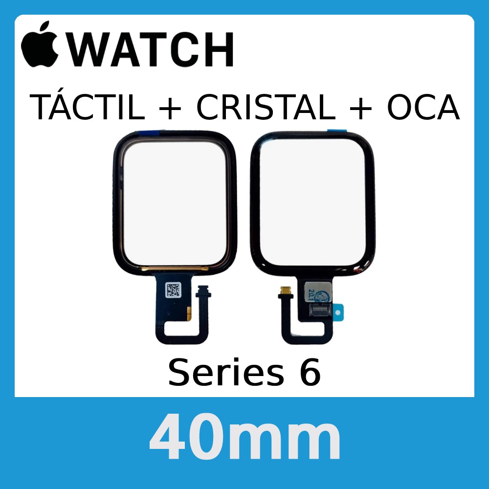 Apple Watch S6 (Series 6) 40mm - Digitalizador Cristal Tactil (Incluye OCA)