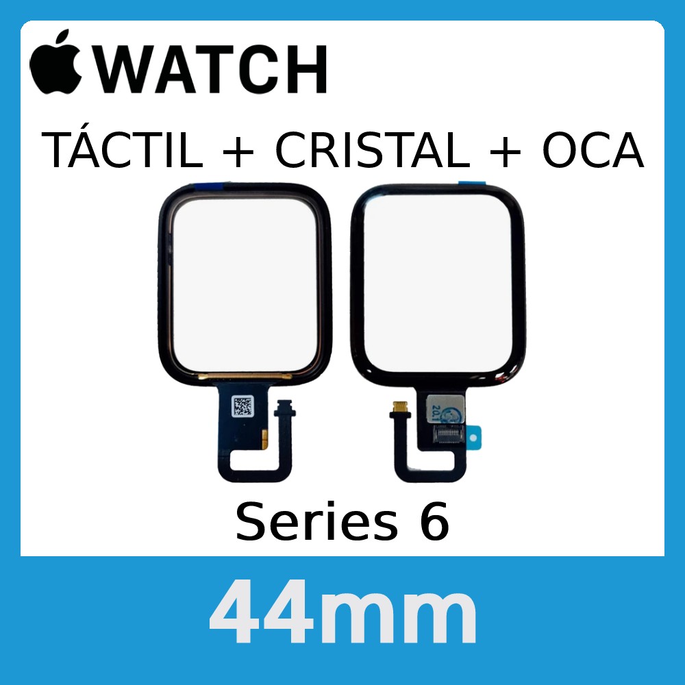 Apple Watch S6 (Series 6) 44mm - Digitalizador Cristal Tactil (Incluye OCA)