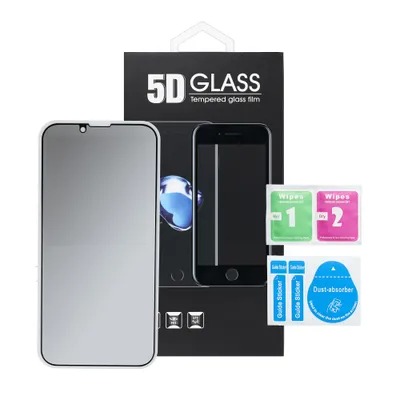 Protector de Pantalla de Cristal Anti-espia para Iphone 12 / 12 Pro Negro