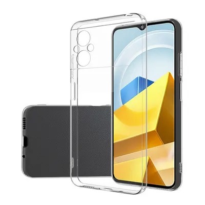 Funda Xiaomi Poco M5 TPU Gel Transparente clear